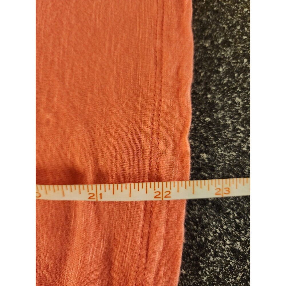 Apt 9  Coral 3/4 Sleeve Top Women's 0X Boho Peasant Prairie Casual Loose Fit - Picture 5 of 7